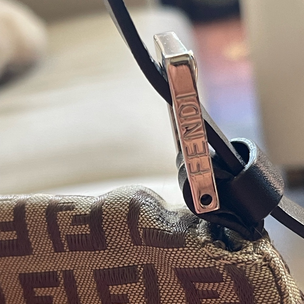 Fendi MAMMA BAGUETTE CLOTH HANDBAG - Picture 9 of 10